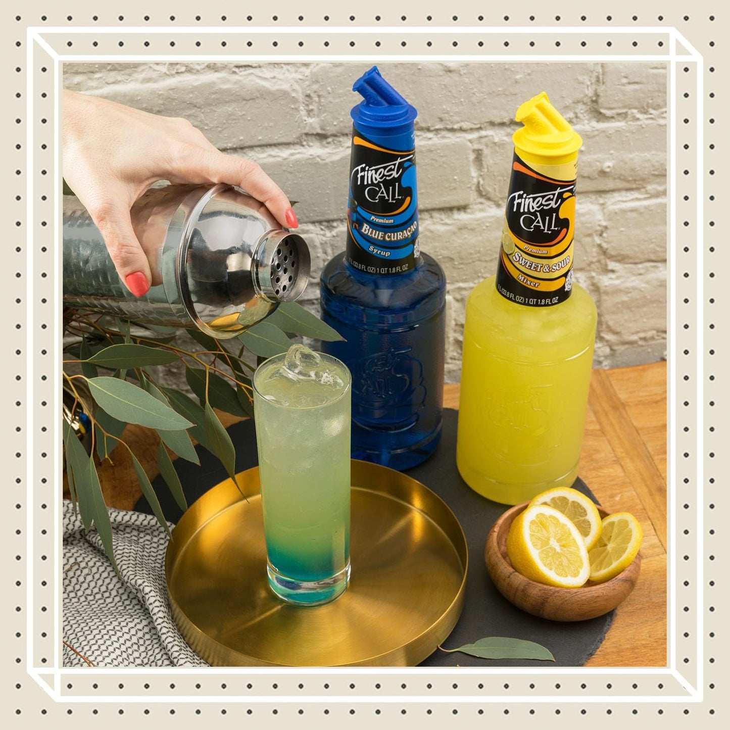 Finest Call Premium Bar Essentials Drink Mixes Variety, 1 Liter Bottles (33.8 Fl Oz), Pack of 6 Flavors